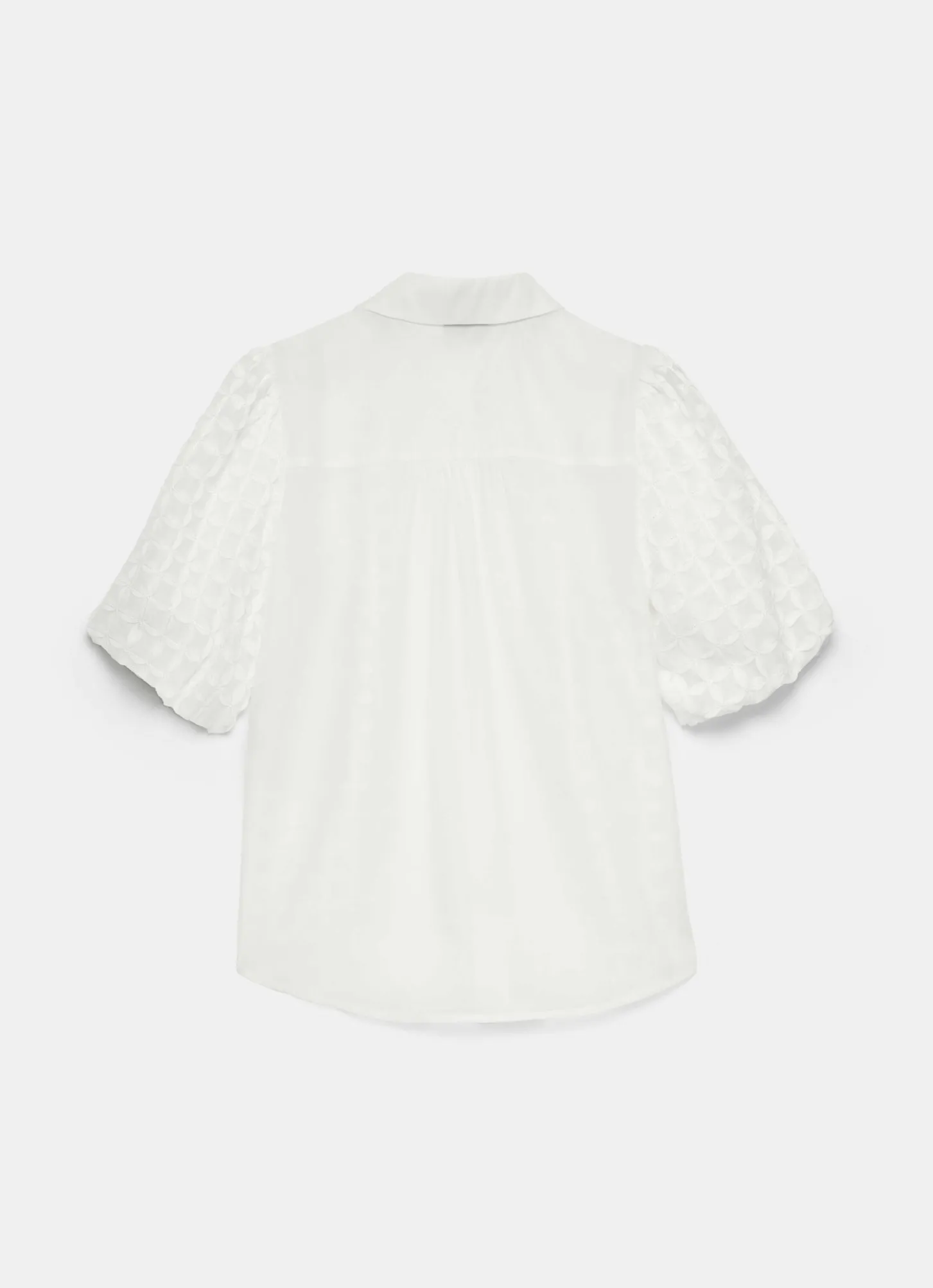 White Petal Detail Shirt