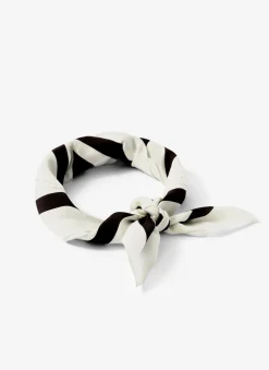 Zoe Zebra Print Satin Square Scarf